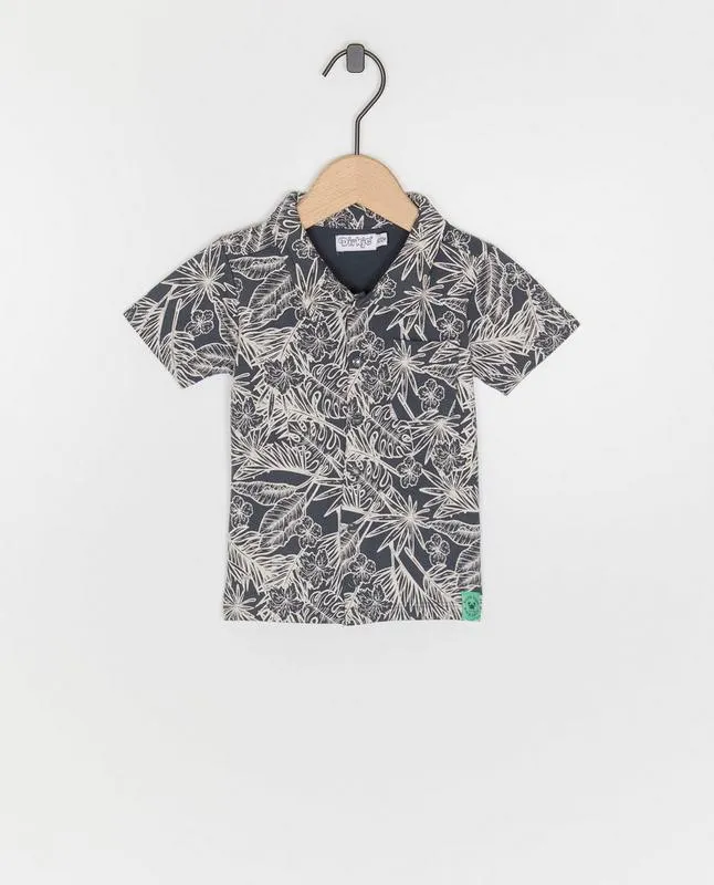 Hemd met tropische print