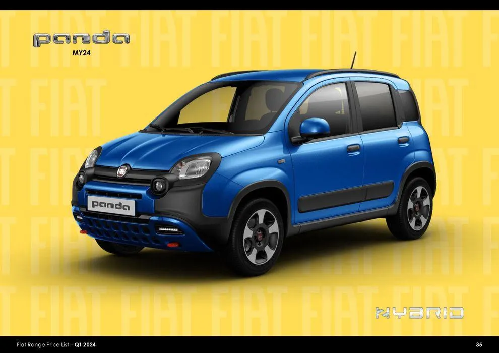 Fiat Range Price List – Q1 2024 van 26 maart tot 26 maart 2025 - folder pagina 35
