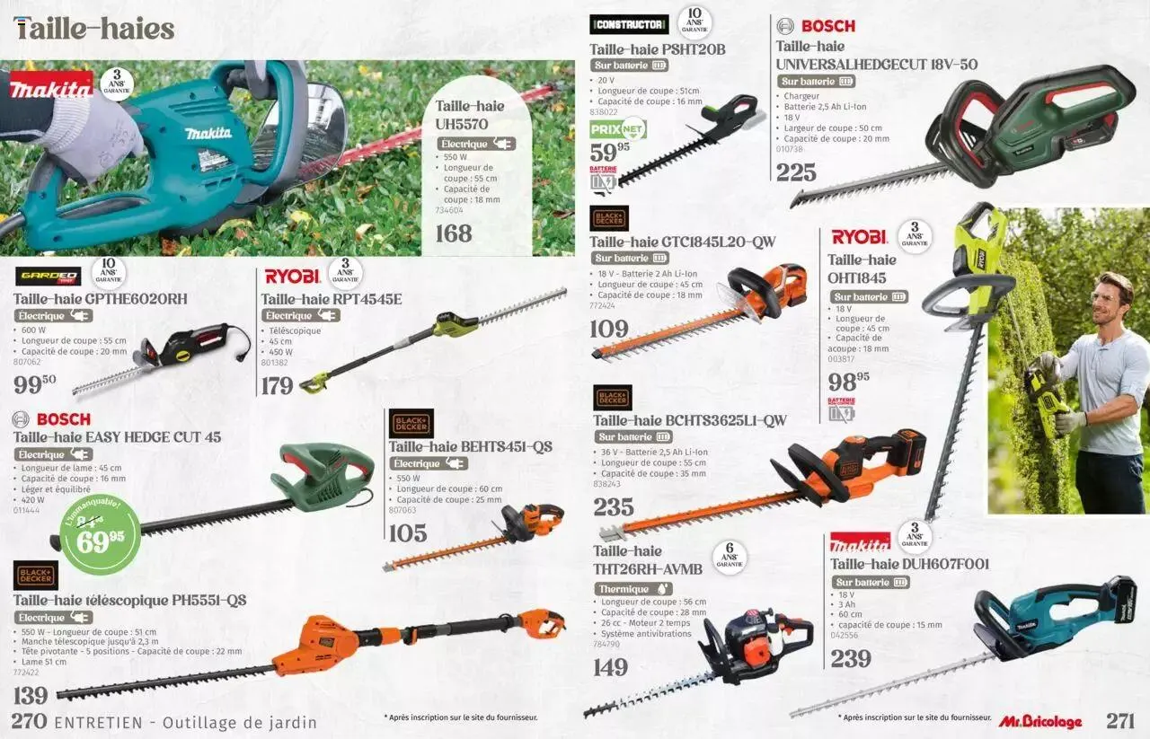 Mr Bricolage - Catalogue Jardin van 17 april tot 31 december 2024 - folder pagina 136