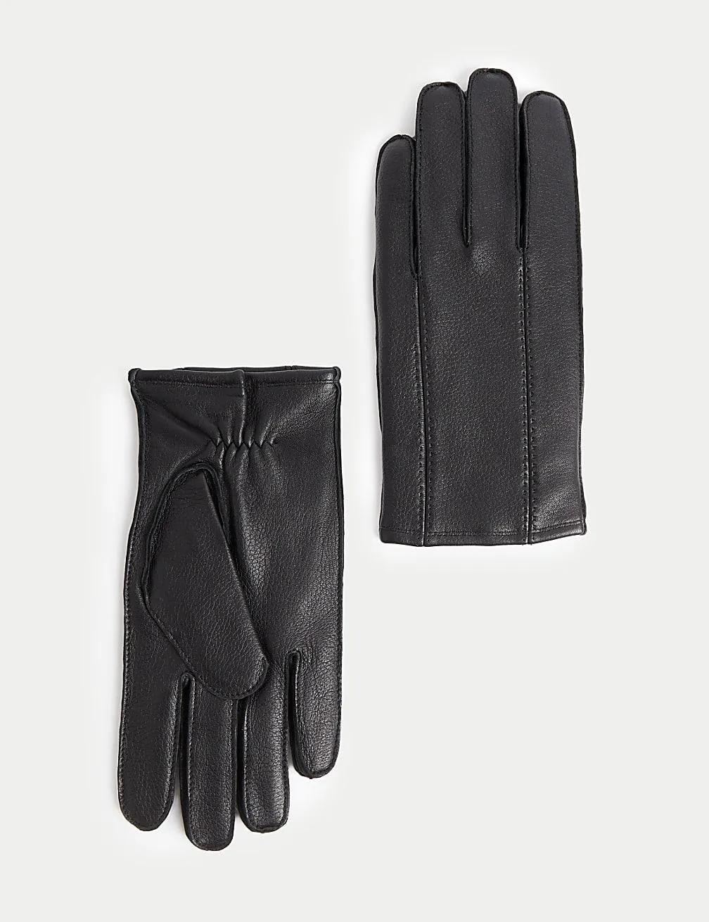 Leather Cashmere Lined Gloves