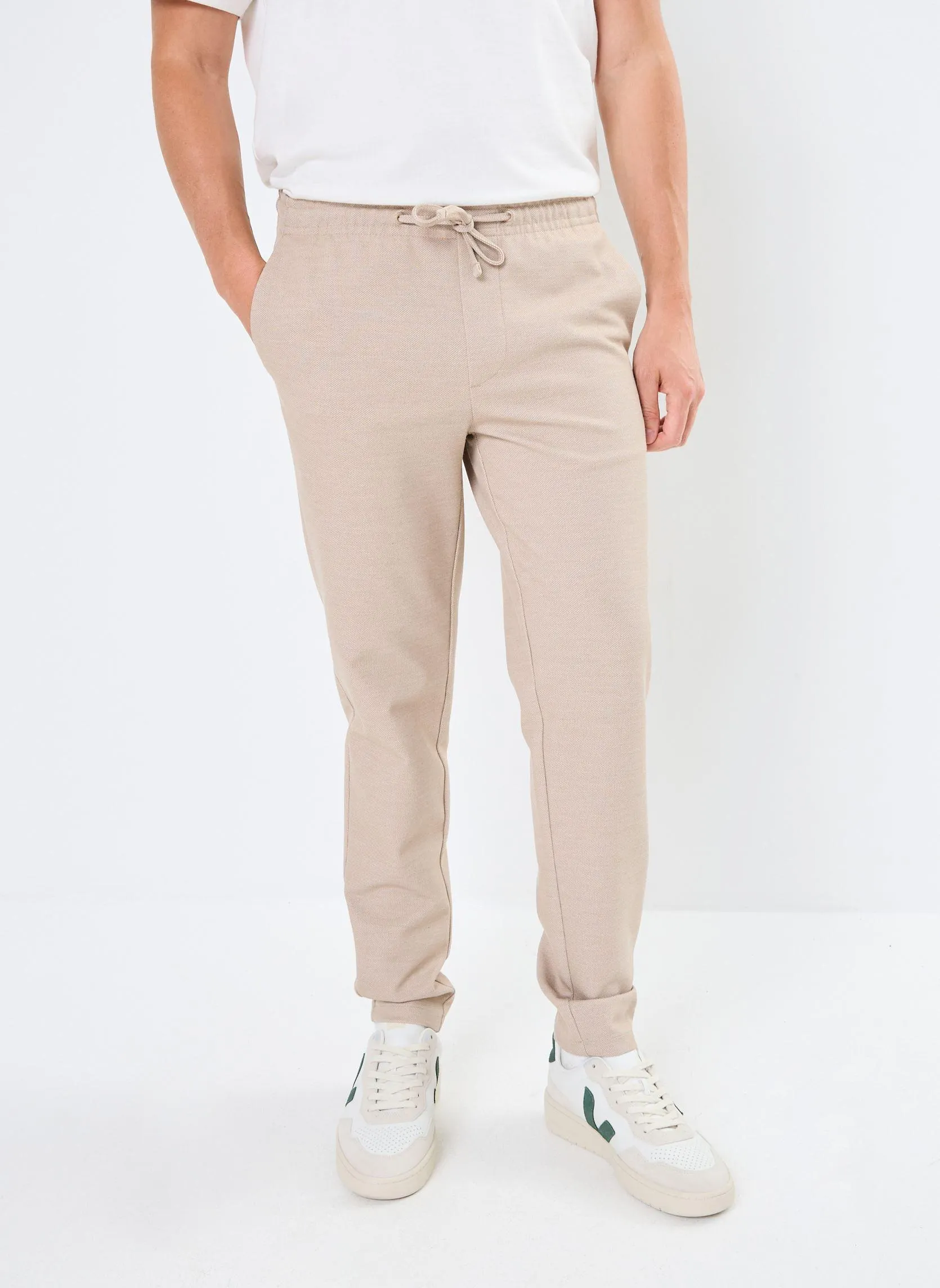 Chino broeken PORSMOUTH heren beige