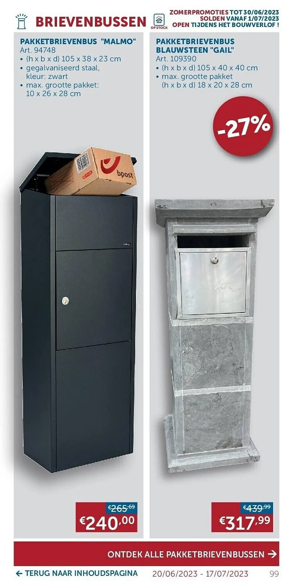 Zelfbouwmarkt folder van 20 juni tot 17 juli 2023 - folder pagina 99