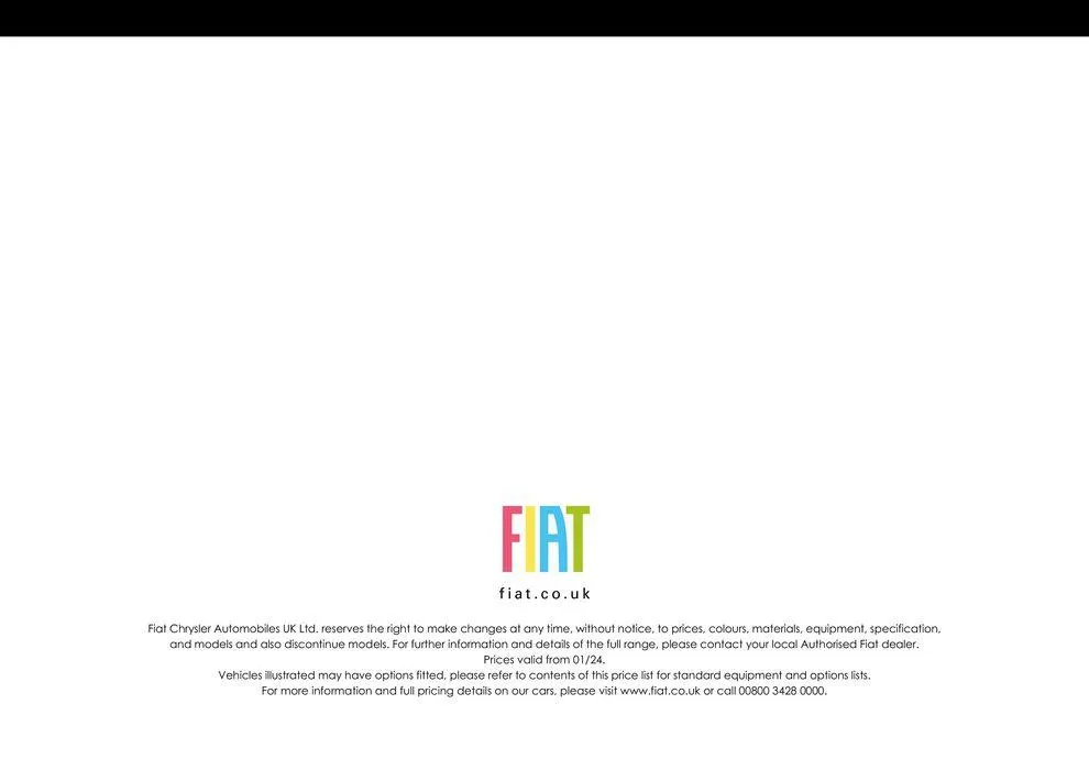 Fiat Range Price List – Q1 2024 van 26 maart tot 26 maart 2025 - folder pagina 68