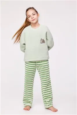 Woody Pyjama - pastelgroen