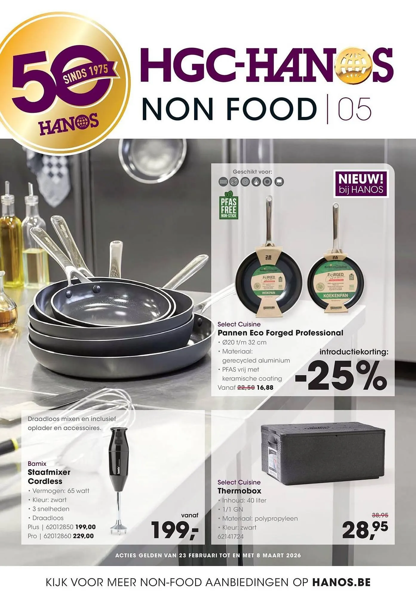 Hanos folder van 23 februari tot 8 maart 2026 - folder pagina 1