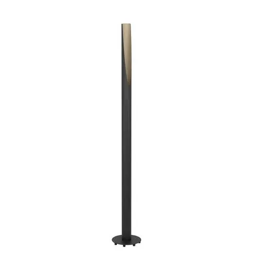 EGLO vloerlamp Barbotto - gu10 - 136,5 cm - zwart/bruin - staal