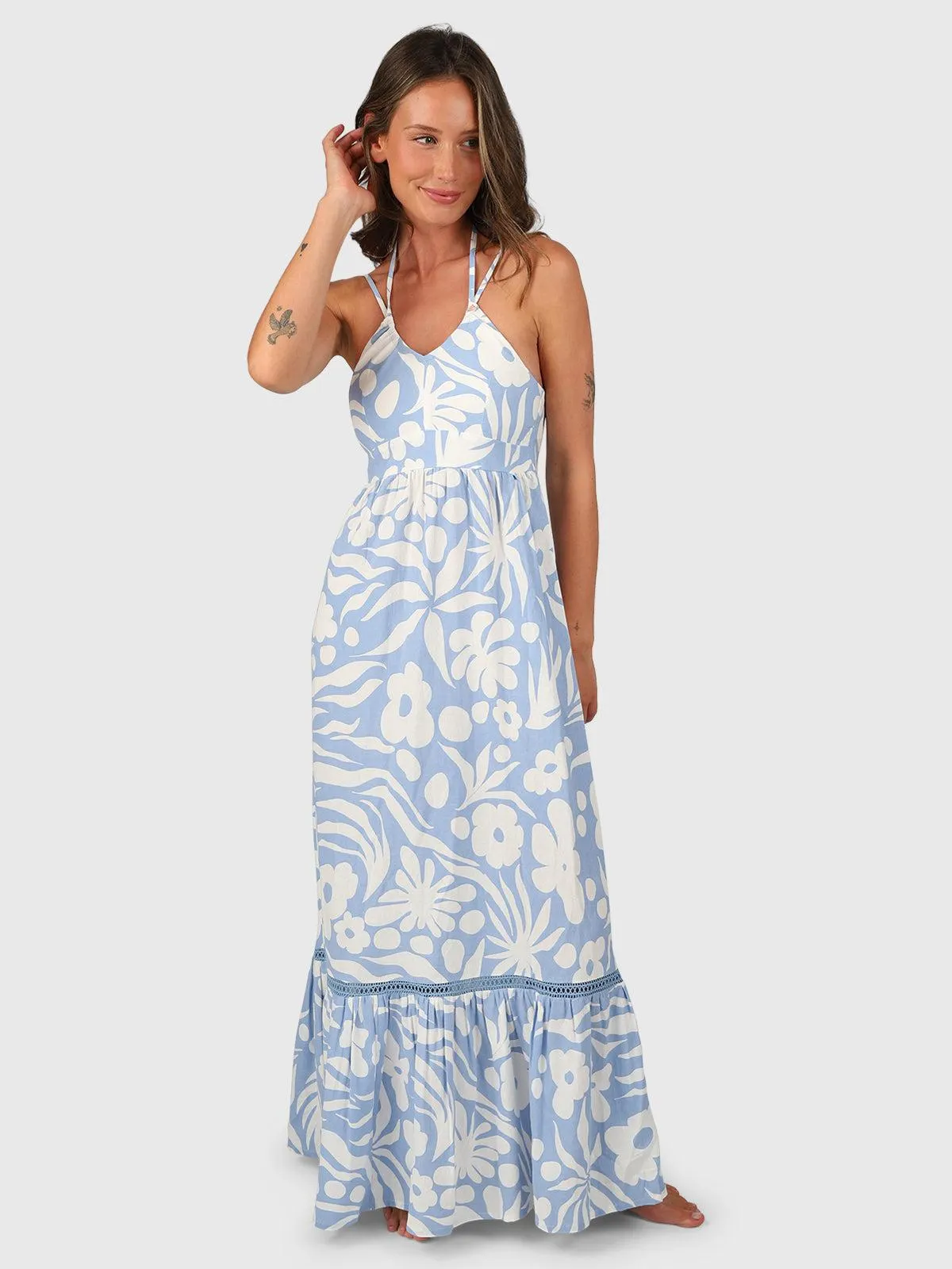 Siena-Floral Swirl Women Dress | Bluebell