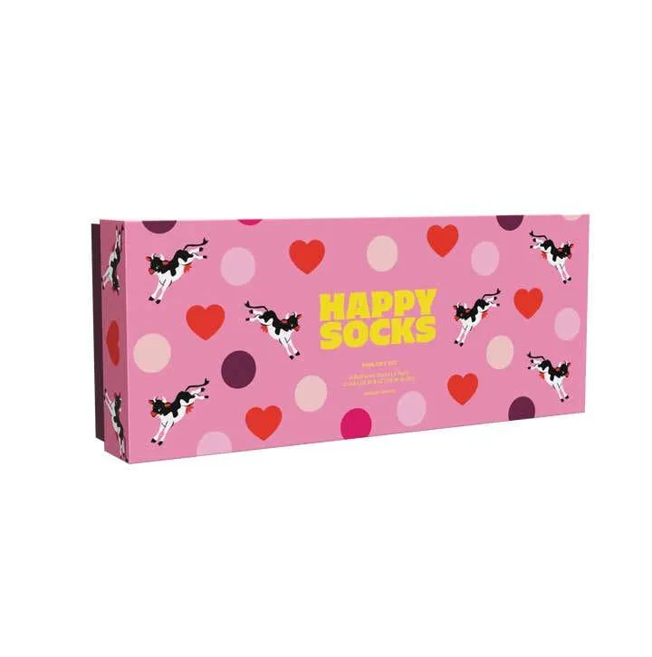 4-Pack Pink Socks Gift Set