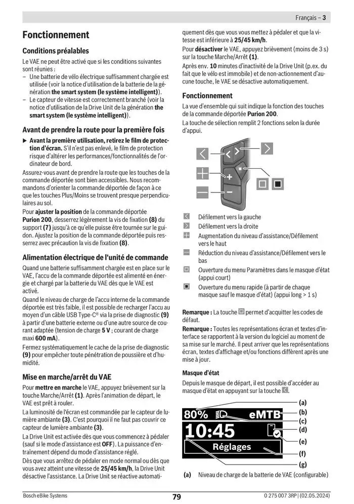 Electric Bike Manual van 12 februari tot 12 augustus 2025 - folder pagina 79