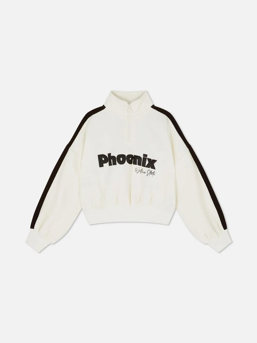 7–15 ans | Sweat-shirt à col cheminée zippé