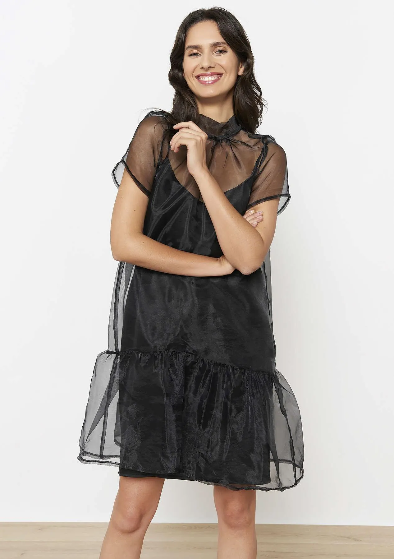 Layered organza dress