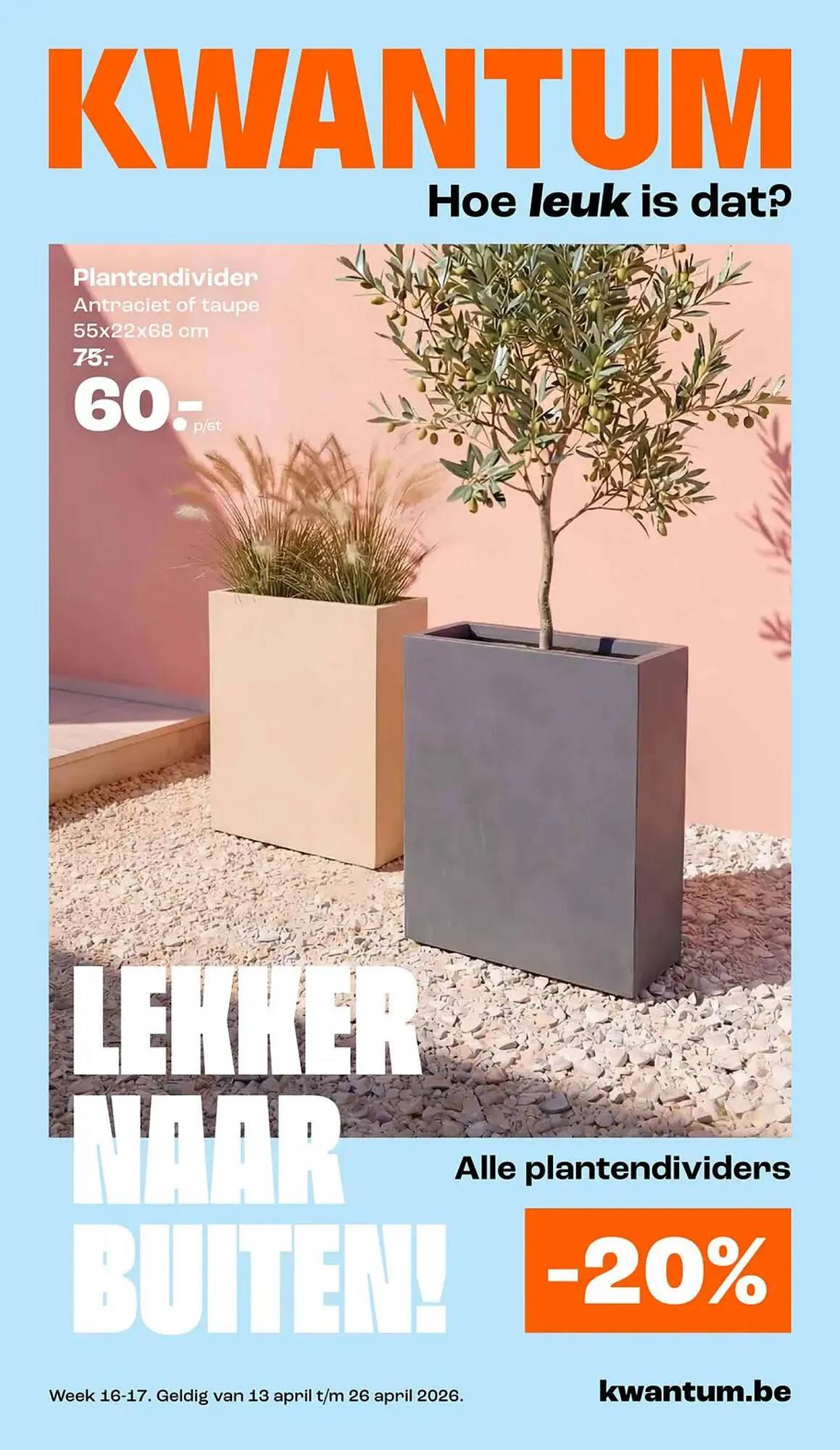 Kwantum folder van 13 april tot 26 april 2026 - folder pagina 1