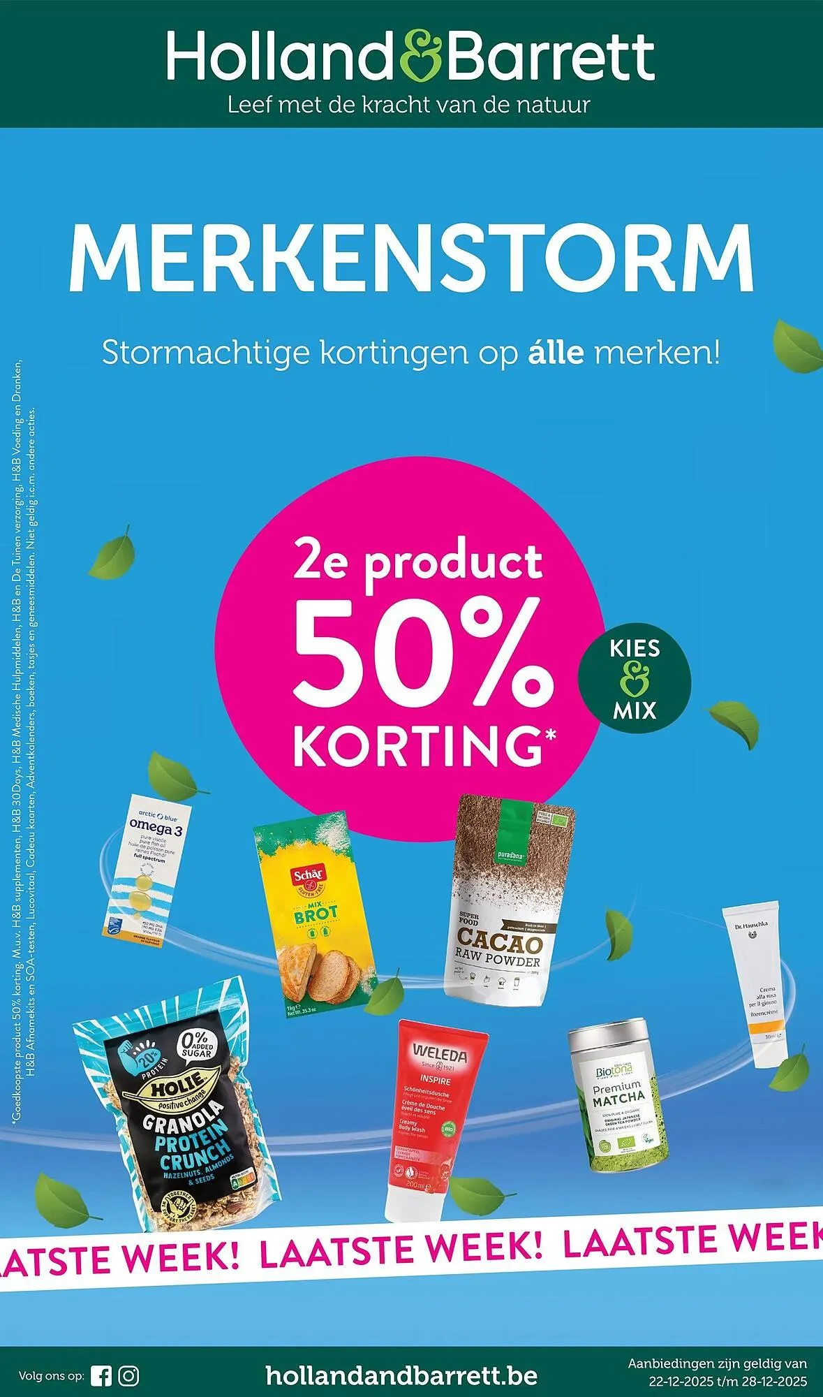 Holland & Barrett folder van 22 december tot 28 december 2025 - folder pagina 1