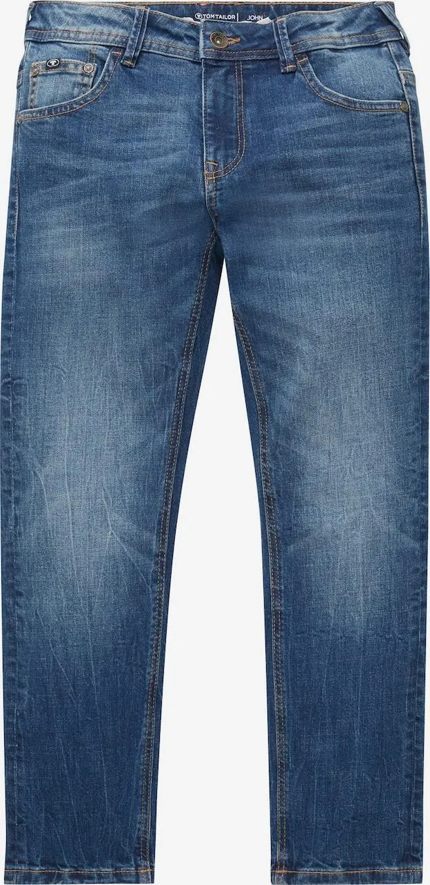 TOM TAILOR Regular Jeans 'John' in Blauw Denim