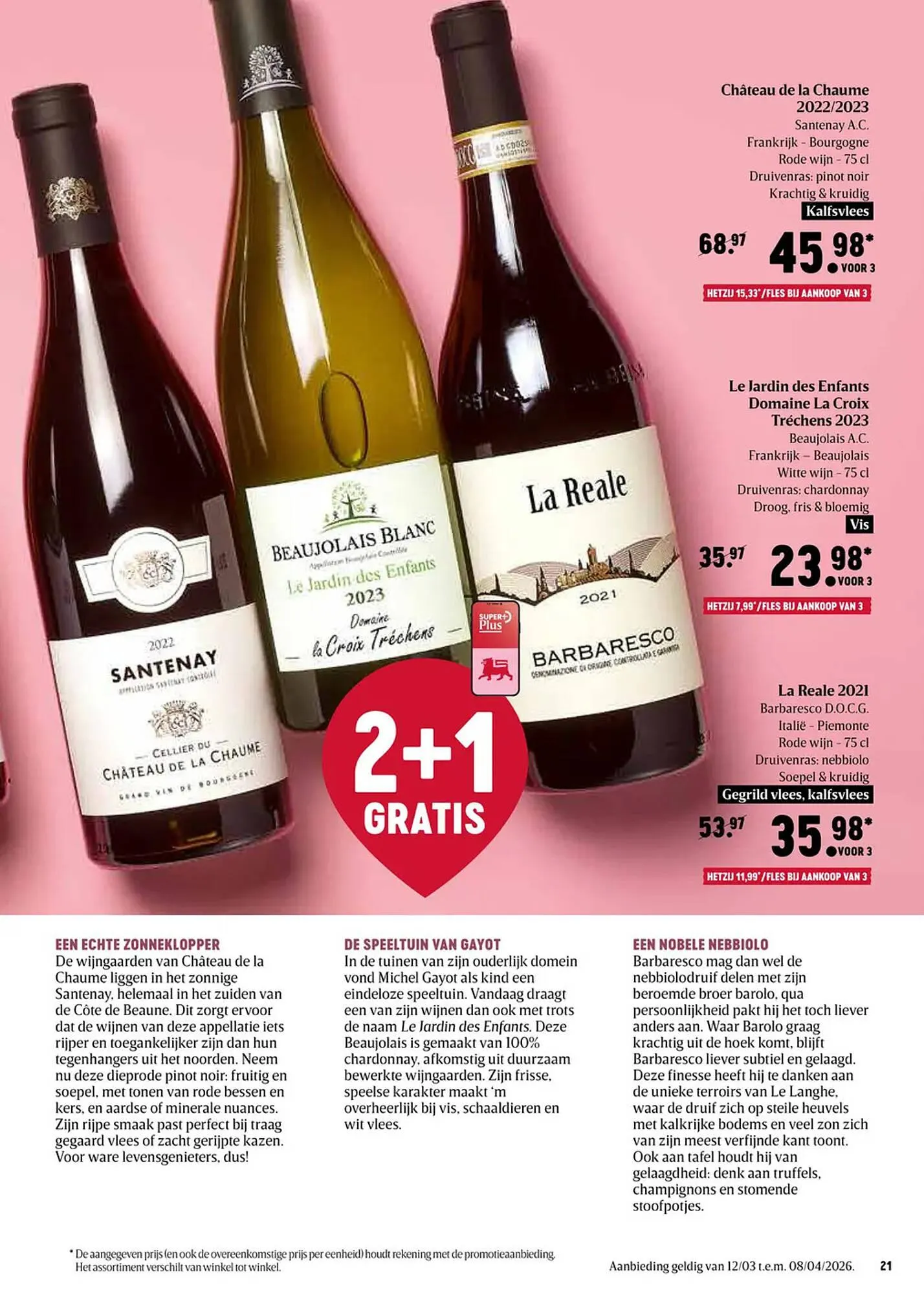 Delhaize magazine van 12 maart tot 8 april 2026 - folder pagina 21