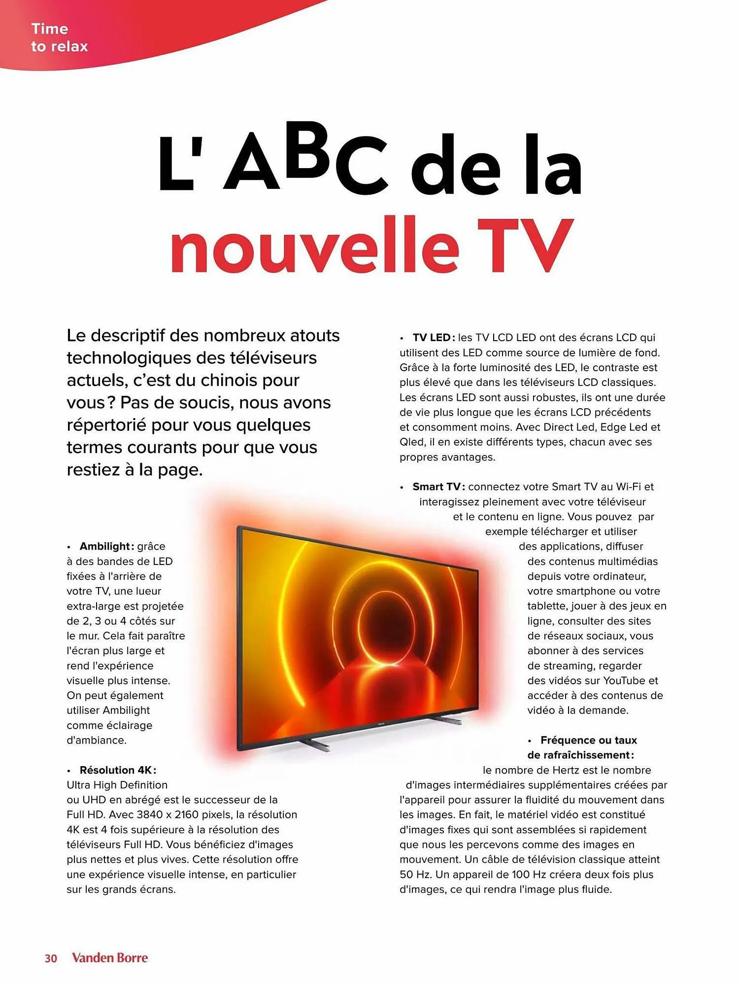 Vanden Borre Magazine van 5 september tot 5 september 2023 - folder pagina 30