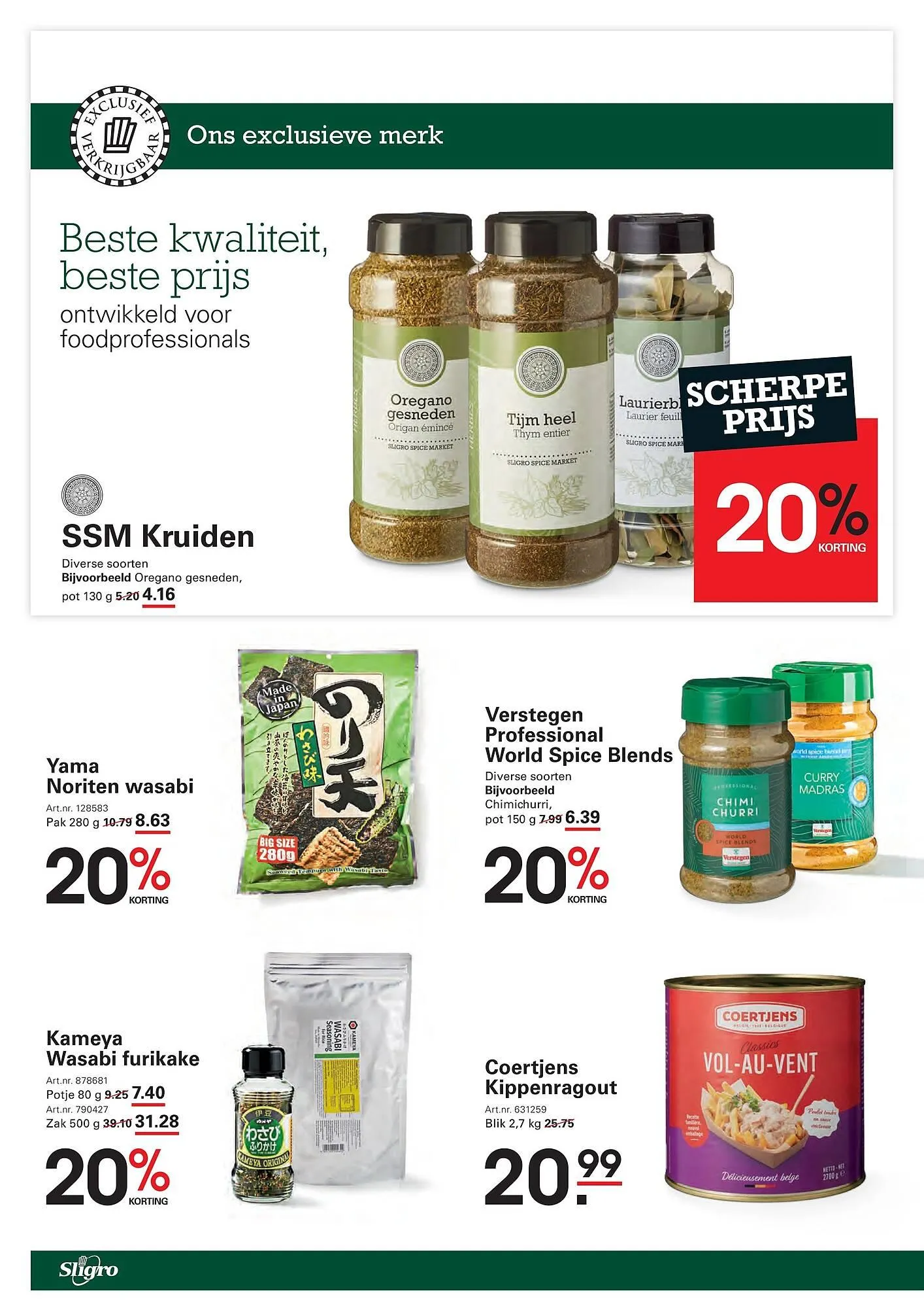 Sligro folder van 12 maart tot 4 april 2026 - folder pagina 14