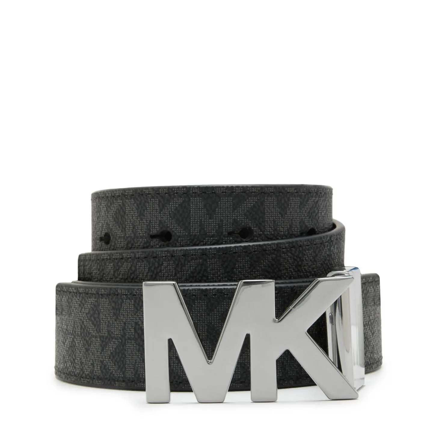 Logo Buckle Zwarte Riem 39H9LBLY1U-001