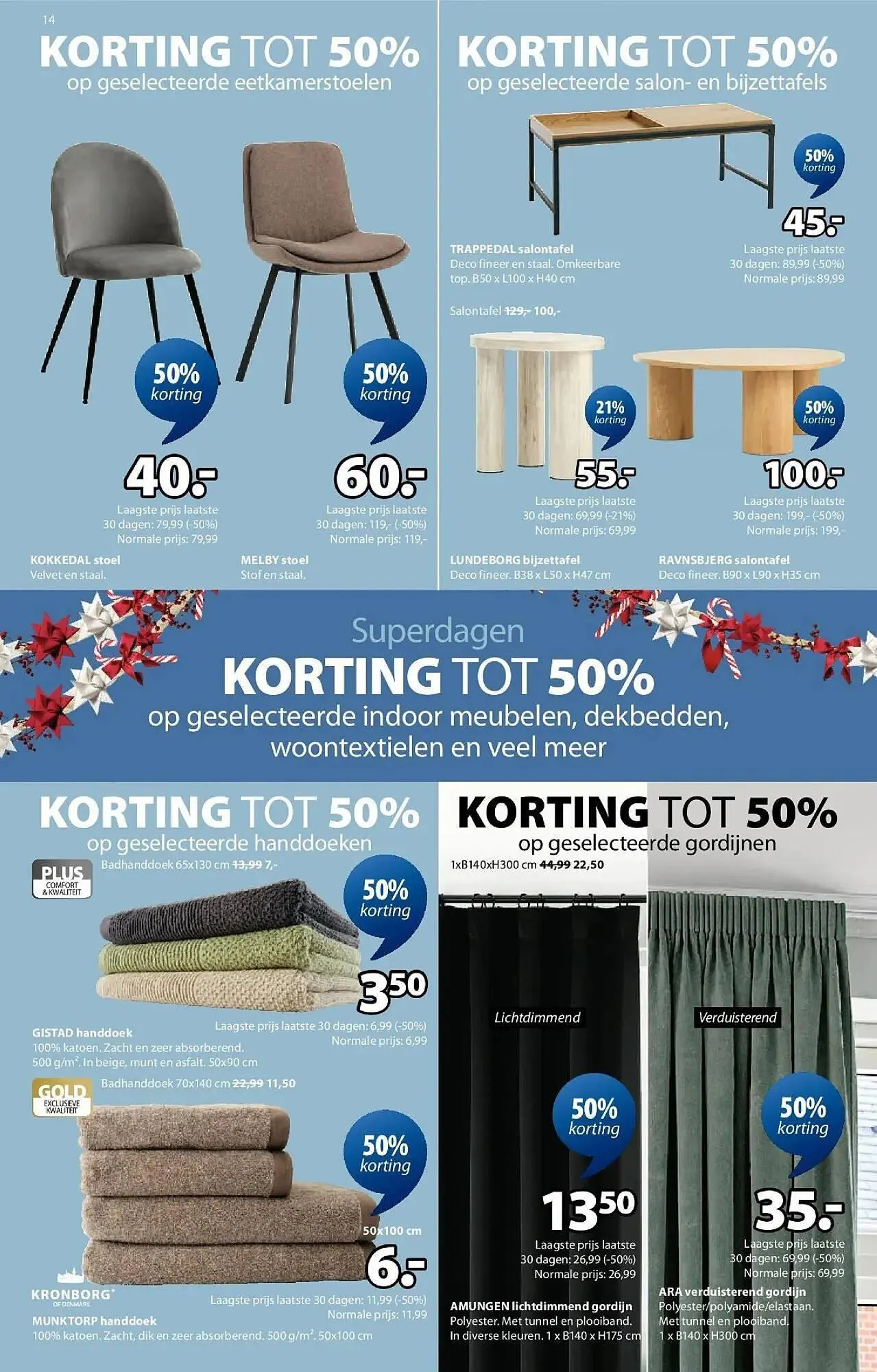 Jysk folder van 7 december tot 1 januari 2026 - folder pagina 14