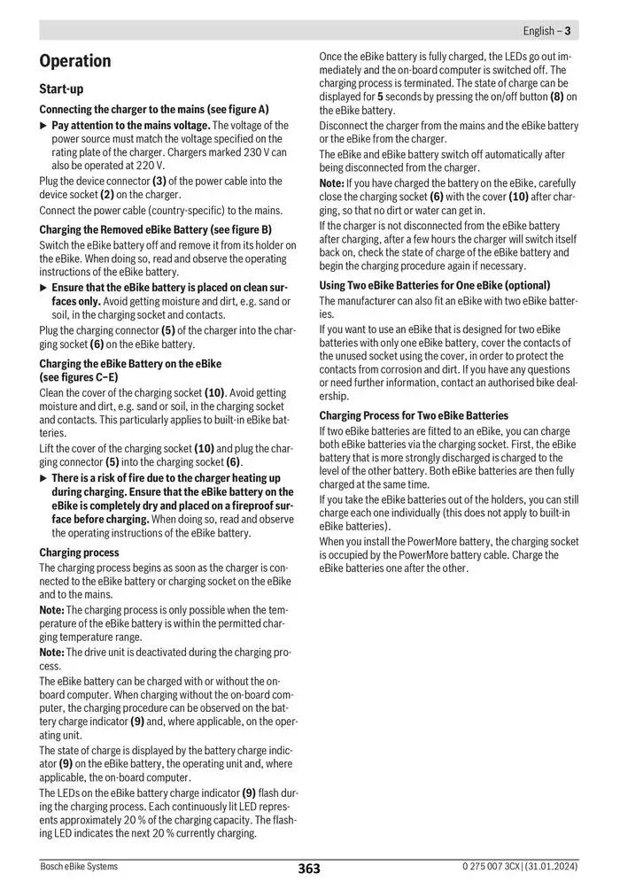 Electric Bike Manual van 12 februari tot 12 augustus 2025 - folder pagina 363