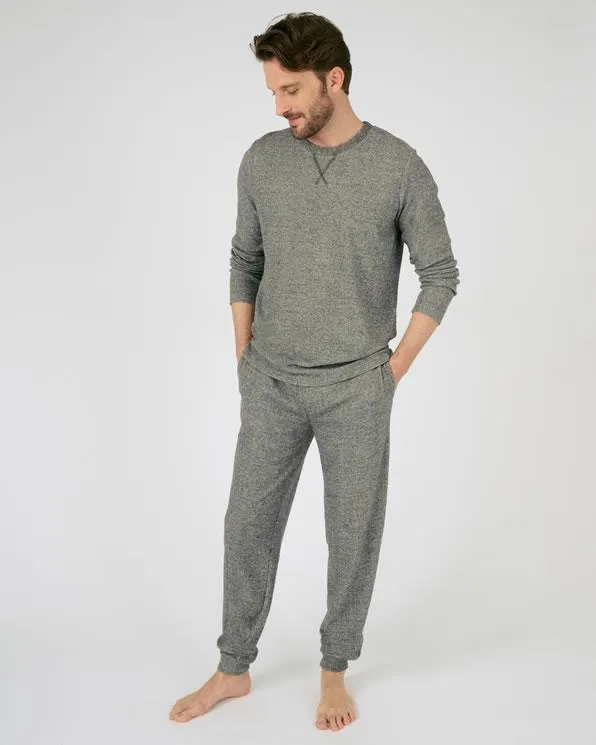 Pyjama in geribd fantasietricot, Thermolactyl