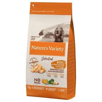 Nature's Variety Selected Medium Adult poulet élevé en plein air pour chien