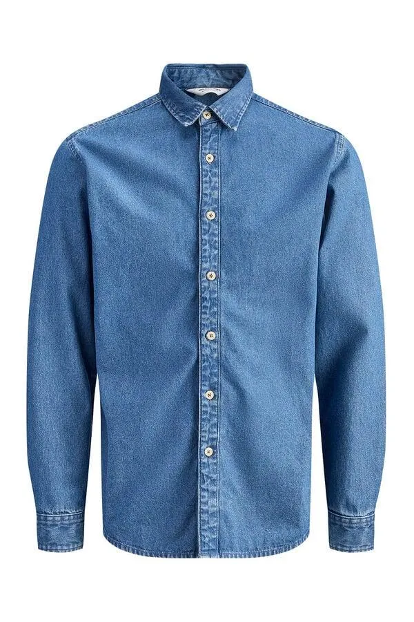 Camisa denim slim