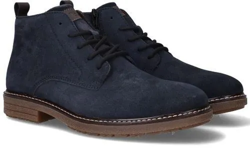 Rieker Veterboots Blauw Heren