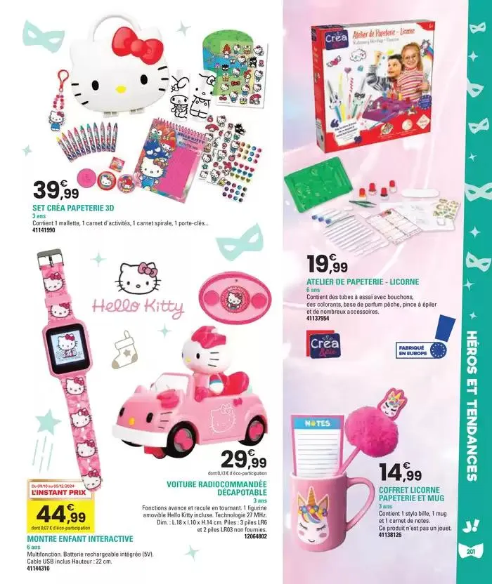 Jouez À L'infin van 29 oktober tot 5 december 2024 - folder pagina 201