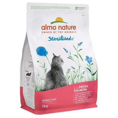 Lot de croquettes pour chat Almo Nature Holistic 2 x 2 kg