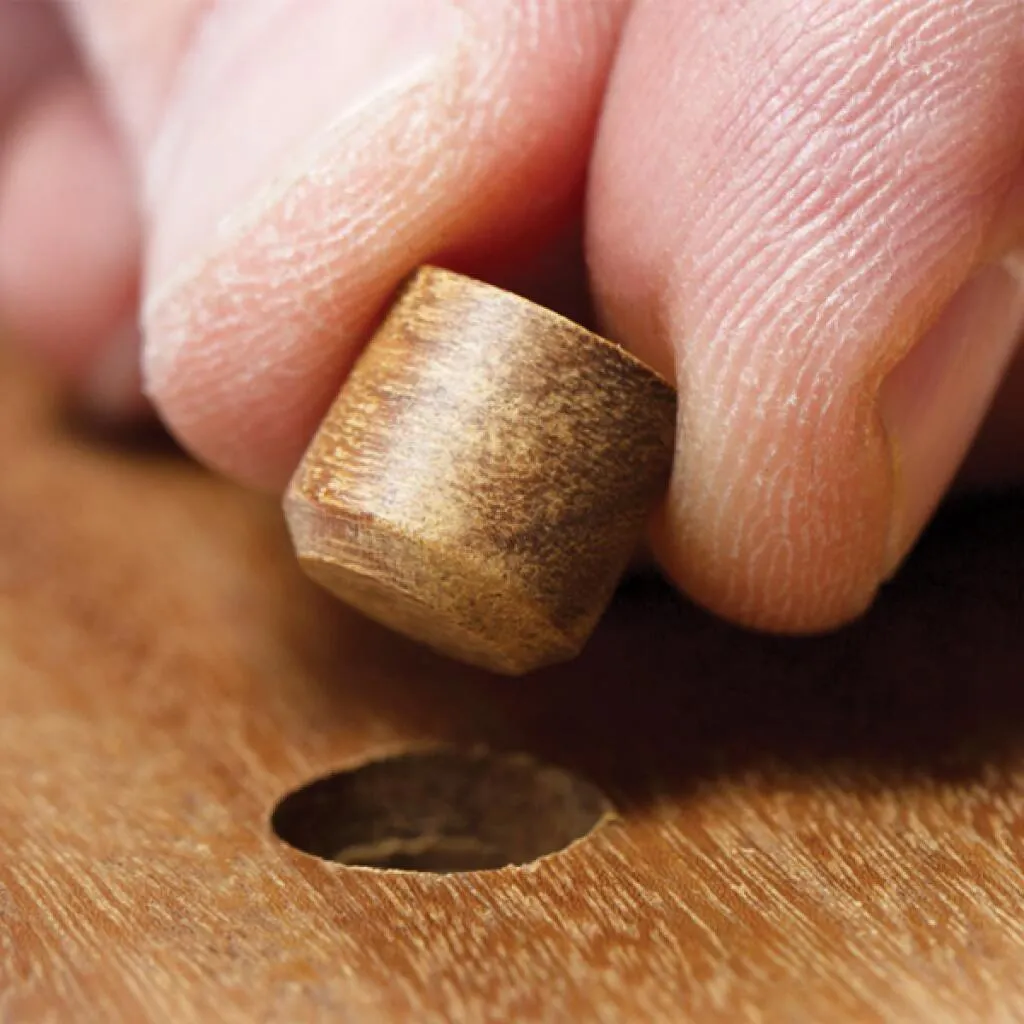 HARDWOOD HOUTEN TAPPEN EIK 10MM 100ST DOOS