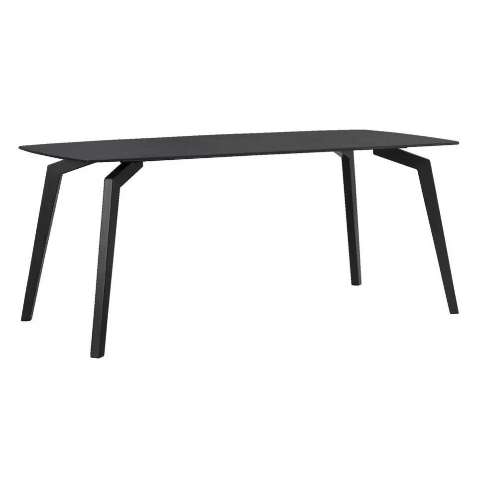 Eetkamertafel Joop - antraciet - keramiek - 76x180x90 cm