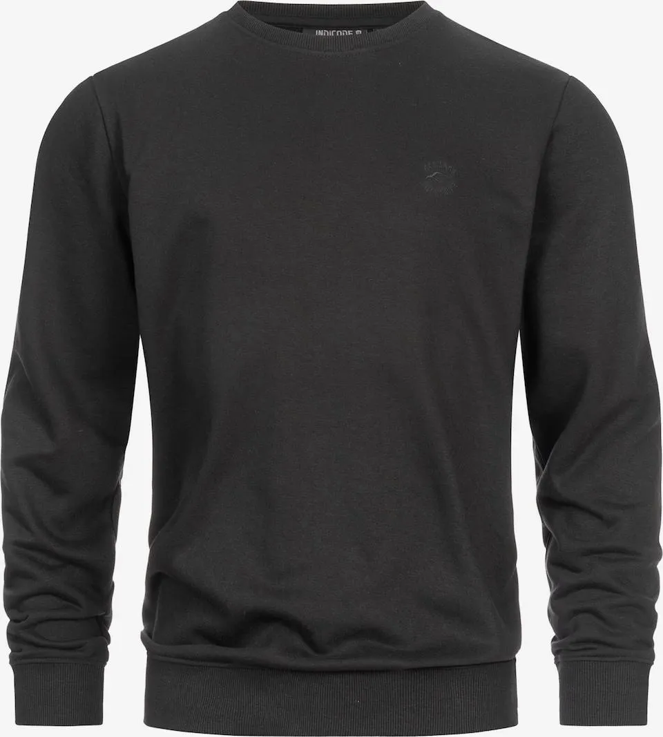 INDICODE JEANS Sweatshirt 'Holt' in Zwart