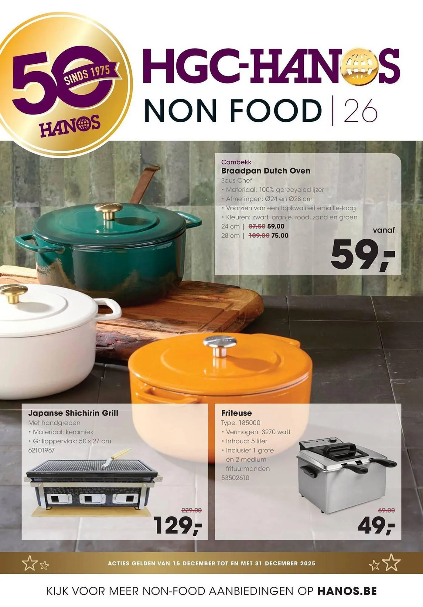Hanos folder van 15 december tot 28 december 2025 - folder pagina 1