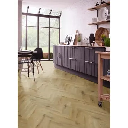 Sol vinyl CanDo Create bâtons rompus chêne classique 5mm 1,875m²