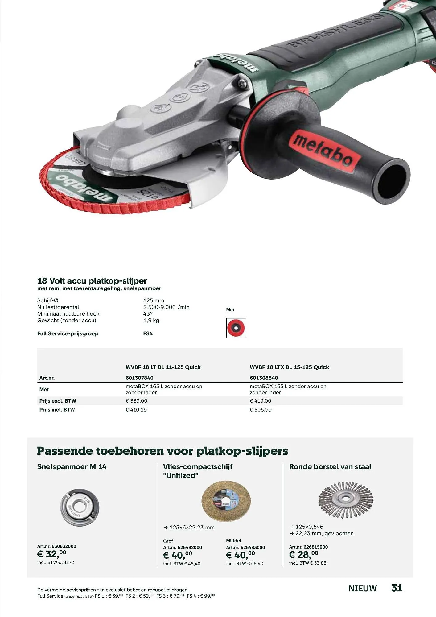 Metabo folder van 17 september tot 31 maart 2026 - folder pagina 31