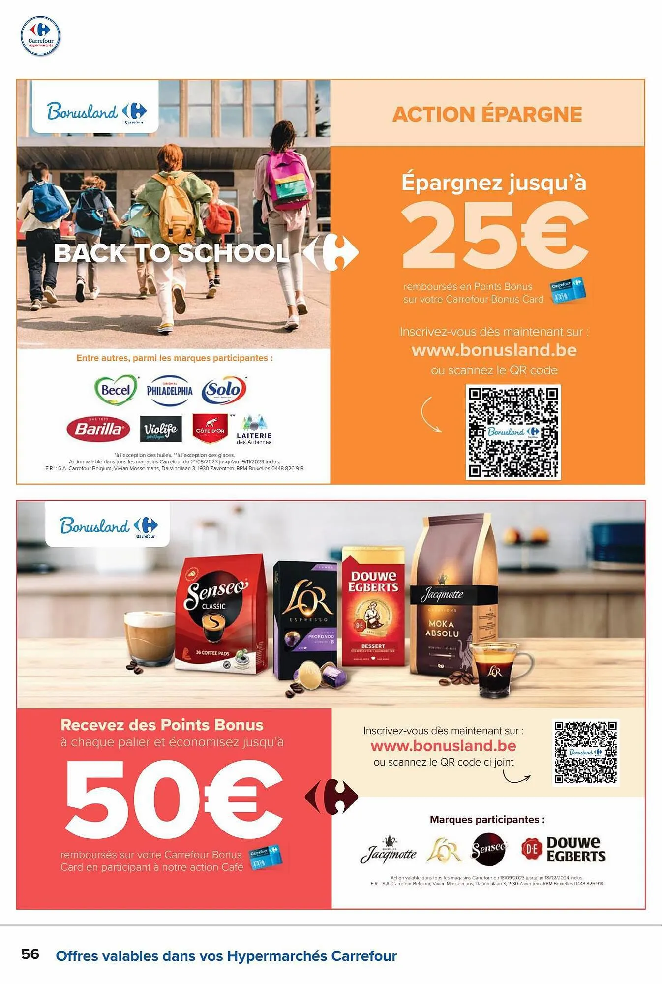 Carrefour Express Folder van 27 september tot 28 september 2023 - folder pagina 56