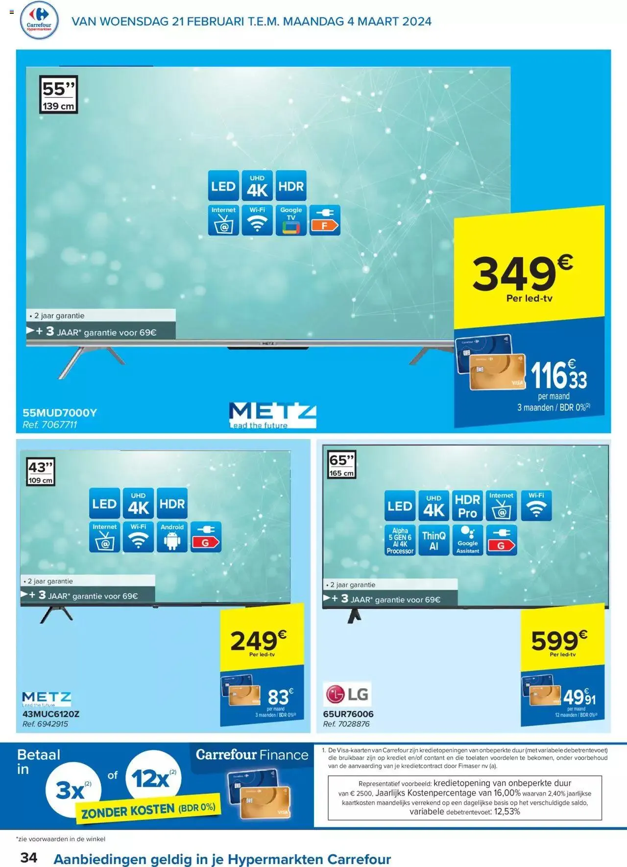 Carrefour folder week 08 van 4 maart tot 24 februari 2024 - folder pagina 34