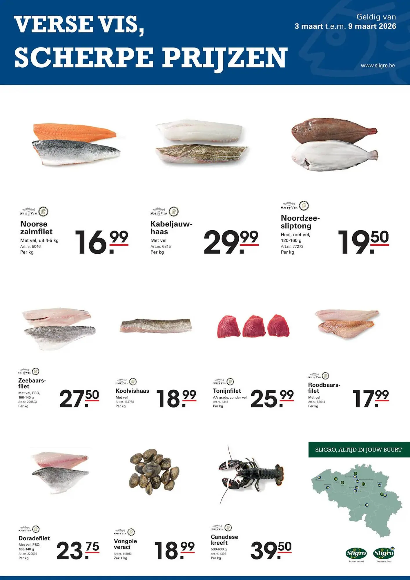 Sligro folder van 3 maart tot 9 maart 2026 - folder pagina 1