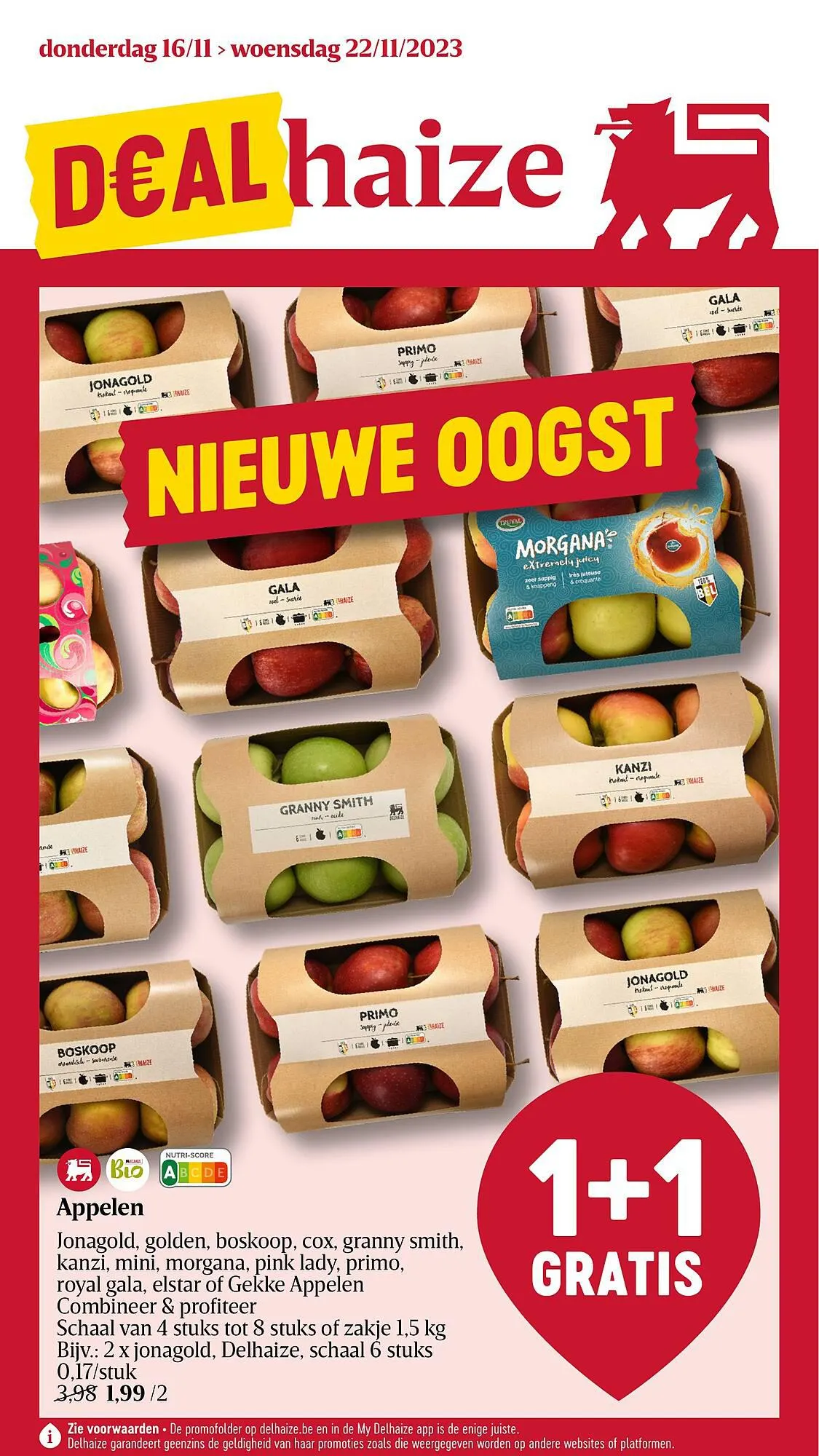 AD Delhaize folder van 16 november tot 22 november 2023 - folder pagina 1