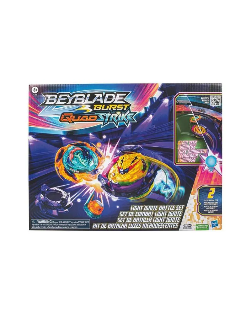 BEYBLADE QUAD STRIKE LIGHT SET DE COMBAT