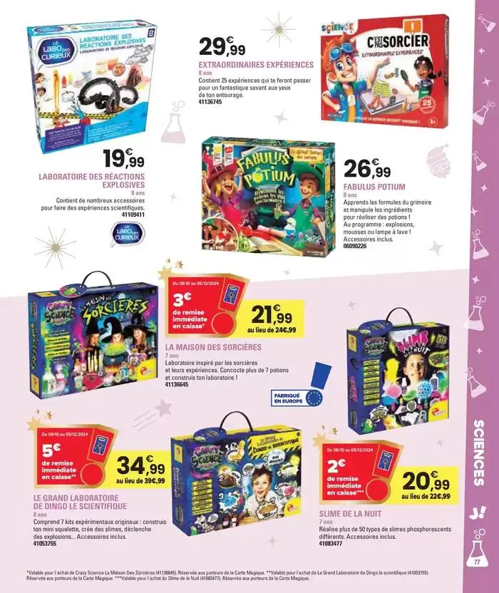 Jouez À L'infin van 29 oktober tot 5 december 2024 - folder pagina 77