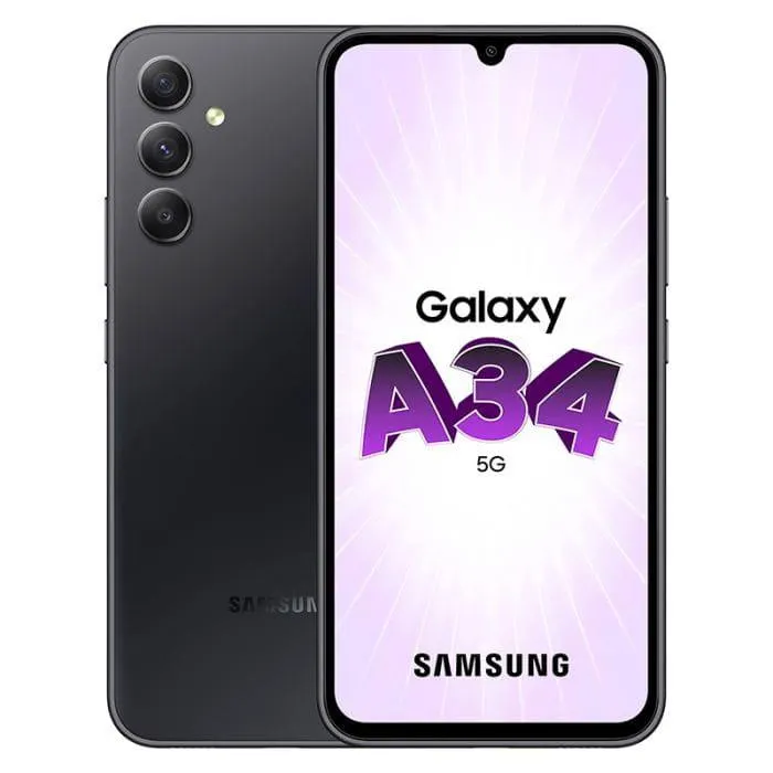 Smartphone SAMSUNG Galaxy A34 5G 128Go Noir