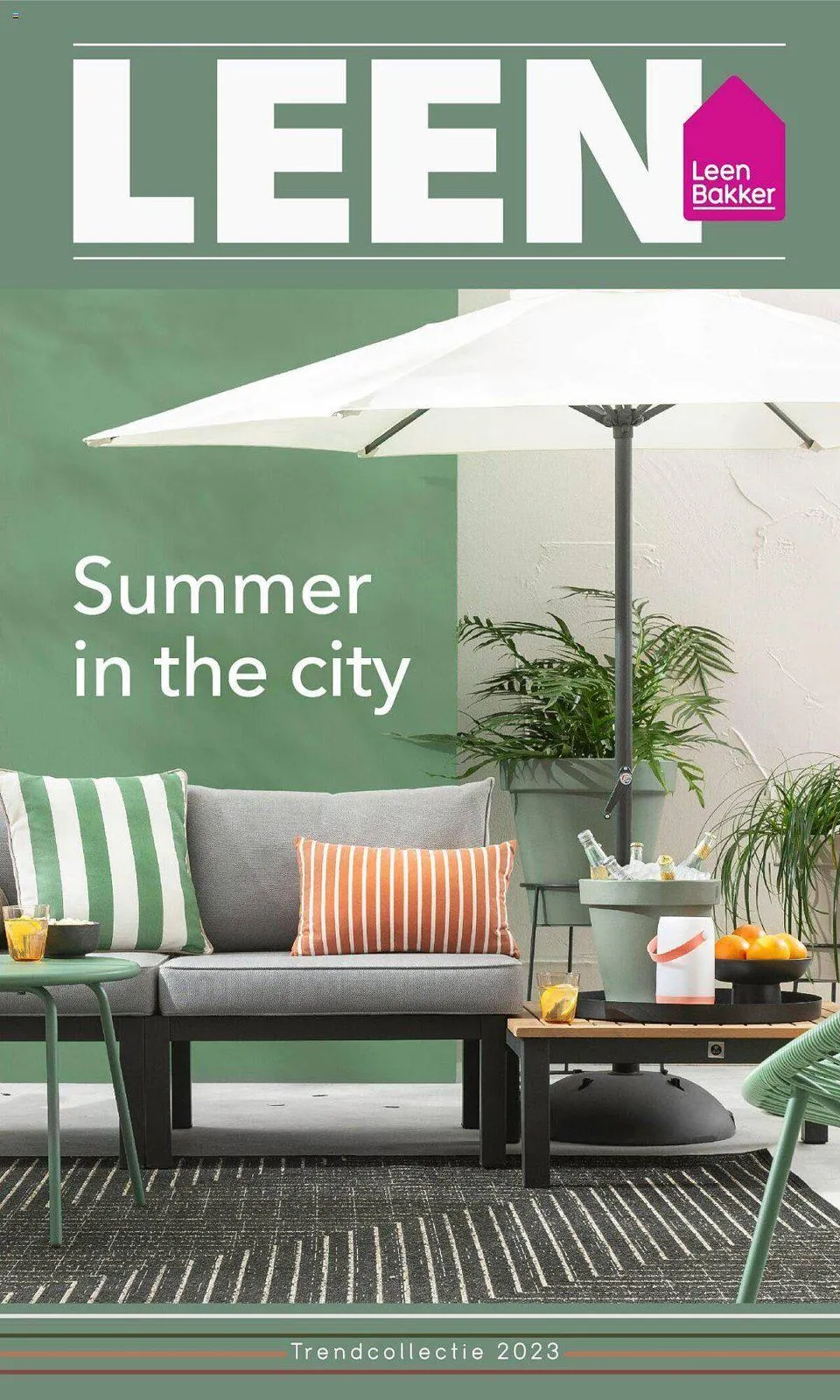 Leen Bakker folder tot 31.08.2023 van 19 mei tot 31 augustus 2023 - folder pagina 1