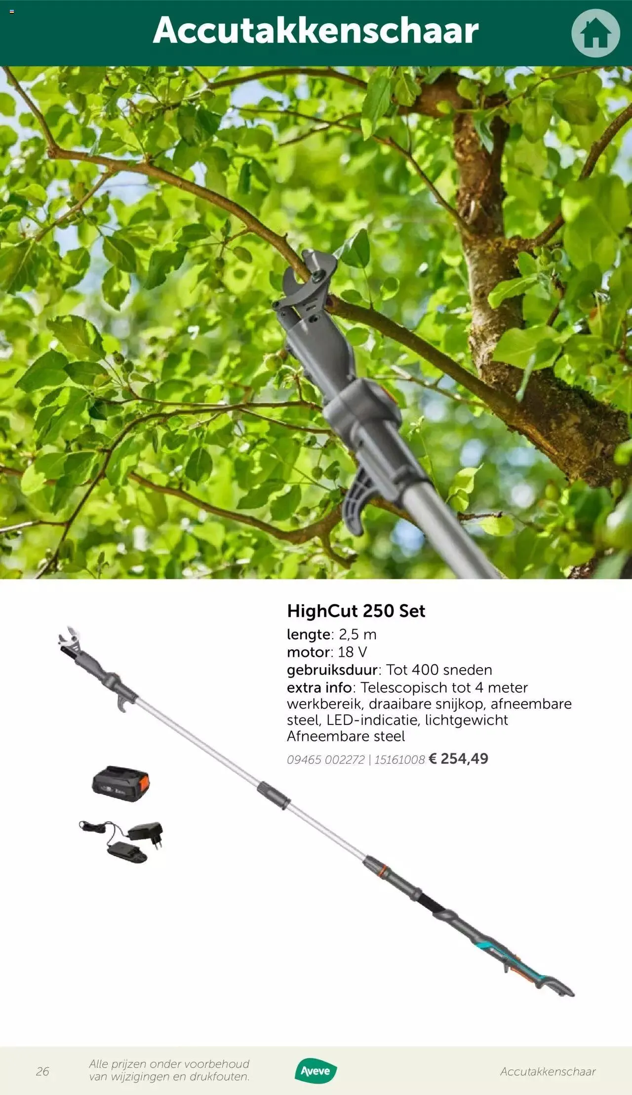Aveve folder - Gids tuinmachines van 12 mei tot 31 december 2023 - folder pagina 26