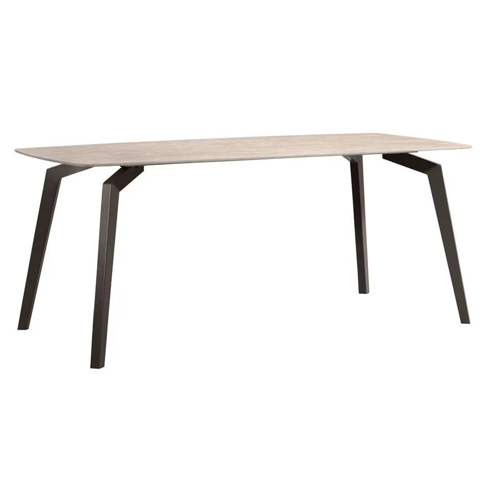 Eetkamertafel Joop - zand - keramiek - 76x180x90 cm