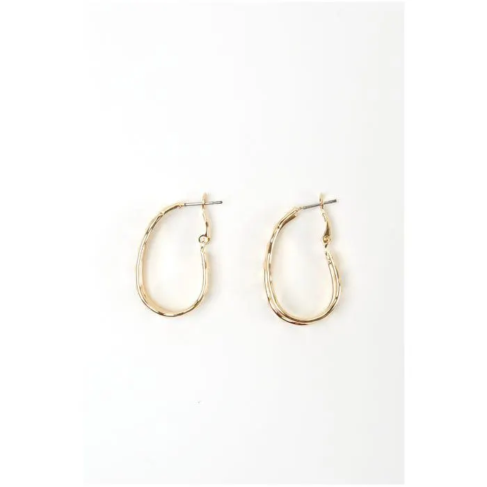 Oorbellen dubble hoop kliksluiting