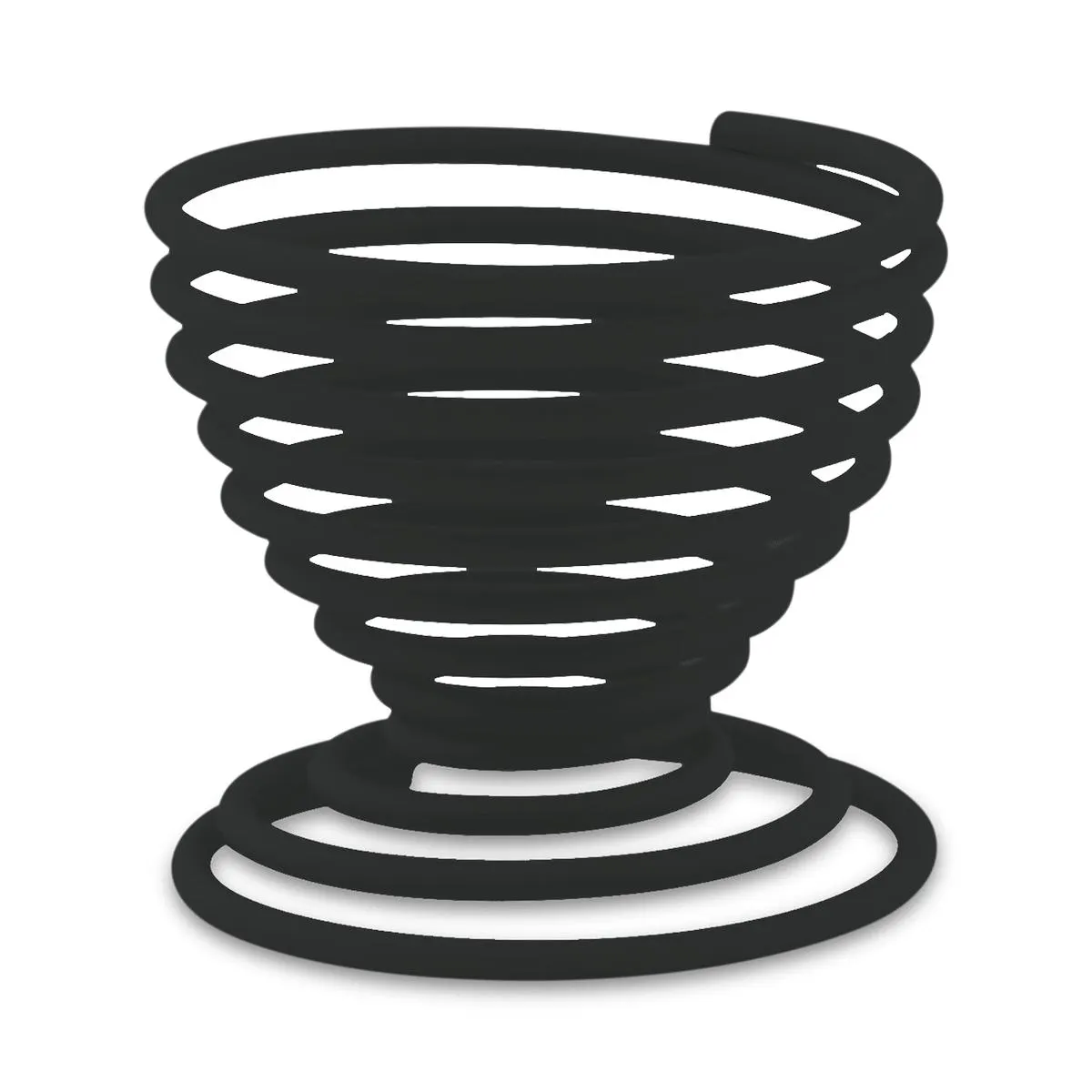 Wire Eierdopje Zwart
