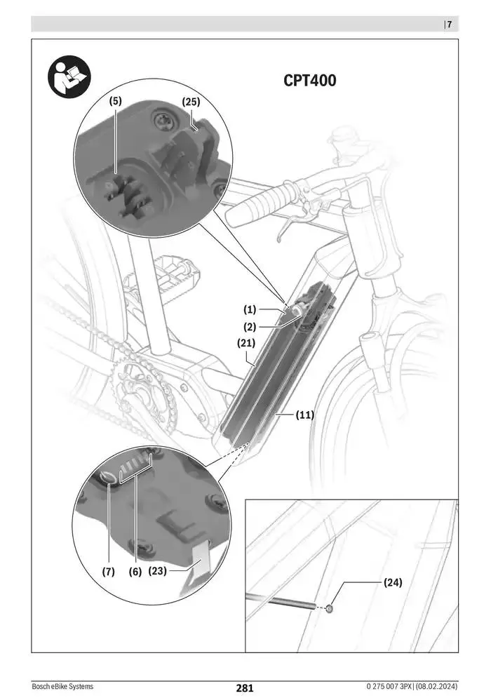 Electric Bike Manual van 12 februari tot 12 augustus 2025 - folder pagina 281