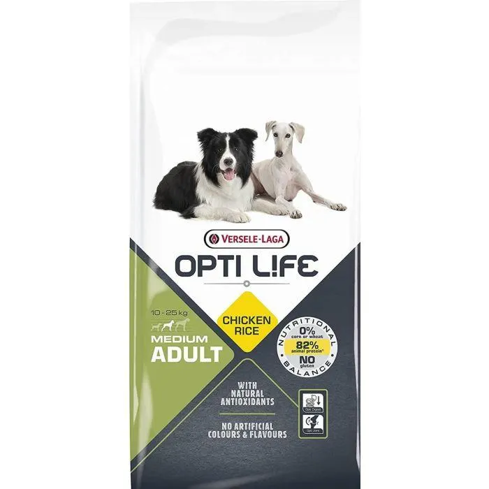 Opti Life Adult Medium Hondenvoer 12,5kg